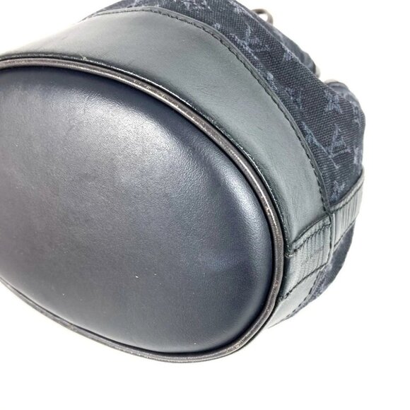 LOUIS VUITTON M92687 Noelie Shoulder Bag Hand Bag Monogram Mini Canvas Navy - Picture 7 of 11